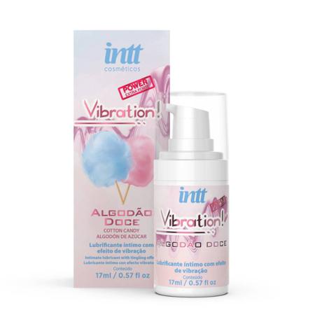 Imagem de Gel vibration aroma de algodão doce 17g - efeito eletrizante - intt