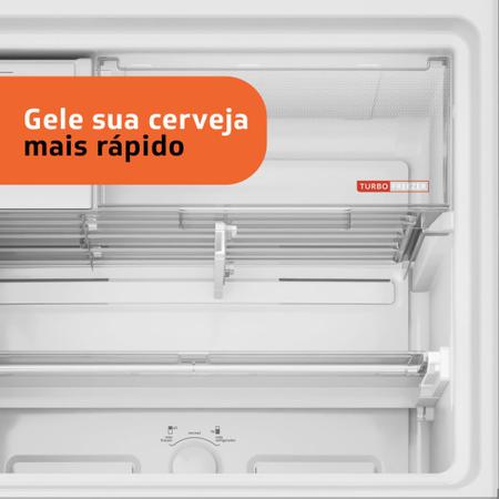 Imagem de Geladeira Brastemp Frost Free Duplex 500 litros cor Inox com Turbo Control - BRM57AK