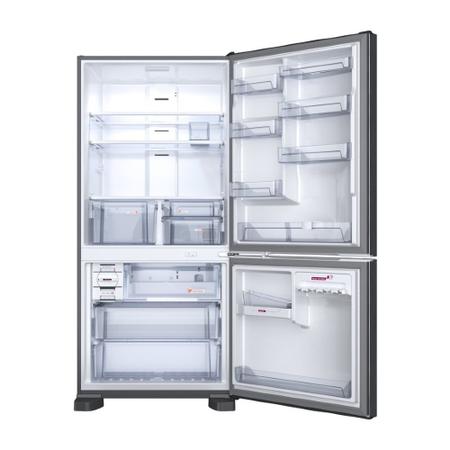 Imagem de Geladeira Brastemp Frost Free Inverse 573 litros cor Inox com Smart Bar - BRE80AK