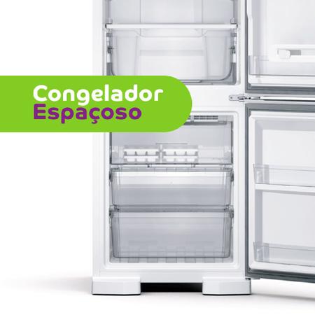 Imagem de Geladeira Consul Frost Free Duplex 397 litros Branca com freezer embaixo - CRE44BB