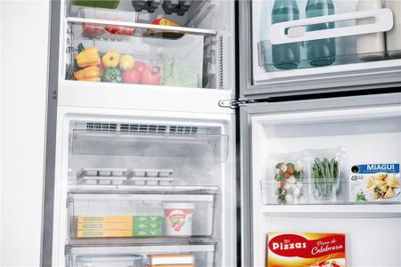 Imagem de Geladeira Consul Frost Free Duplex 397 litros Evox com freezer embaixo - CRE44BK