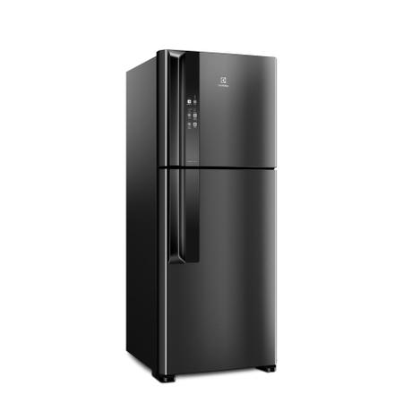 Imagem de Geladeira Electrolux Frost Free Inverter 431L AutoSense Duplex Cor Black Inox Look (IF55B)