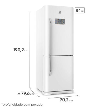 Imagem de Geladeira Electrolux Frost Free Inverter 454L Efficient Inverse Branca (IB53)