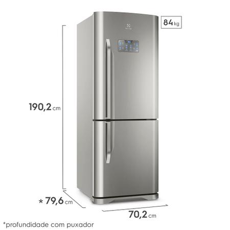 Imagem de Geladeira Electrolux Frost Free Inverter 454L Efficient Inverse Cor Inox (IB53X)