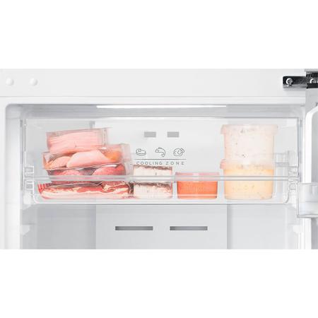 Imagem de Geladeira Frost Free Duplex 347L Slim cor Inox Midea