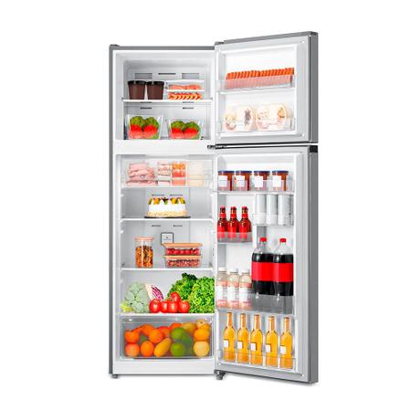 Imagem de Geladeira Frost Free Duplex 347L Slim cor Inox Midea