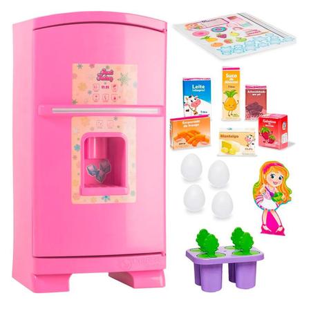 Geladeira Sweet Fantasy Sai Sorvete De Verdade Com Acessórios - Cardoso - Geladeira de Brinquedo - Magazine Luiza