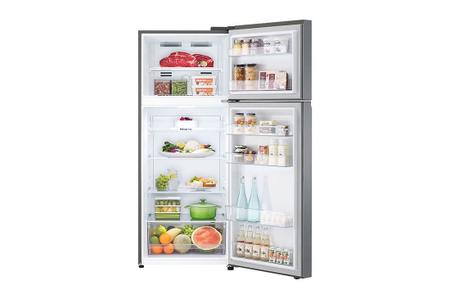 Imagem de Geladeira LG Frost Free Inverter 395L Duplex 110v Cor Inox Look (GN-B392PLM)