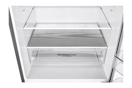 Imagem de Geladeira LG Inverter Bottom Freezer 451 litros 127v Platinum - GC-B569NLLM