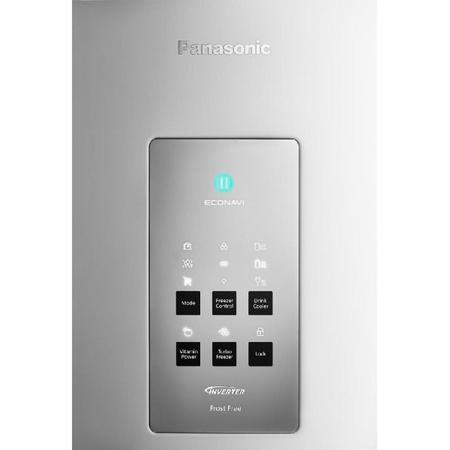 Imagem de Geladeira Panasonic Freezer Inverter Bottom 2 Portas Frost Free 425L NR-BB53PV3WB Branco