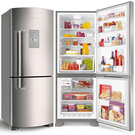 Imagem de Geladeira Refrigerador Brastemp 422 Litros 2 Portas Frost Free Inverse - BRE50NRBNA
