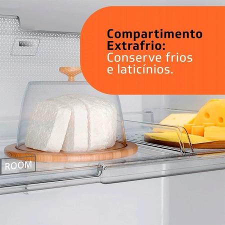 Imagem de Geladeira/Refrigerador Brastemp Duplex 375L BRM44HB  Frost Free, 2 Portas, Compartimento Extrafrio Fresh Zone, Branco,