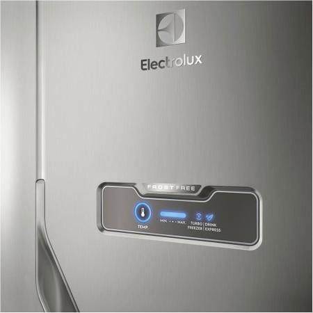 Imagem de Geladeira/Refrigerador Electrolux Frost Free Inox 2 Portas 371 Litros DFX41