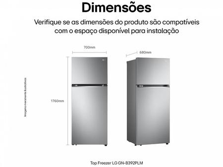 Imagem de Geladeira/Refrigerador LG Frost Free Duplex 395L