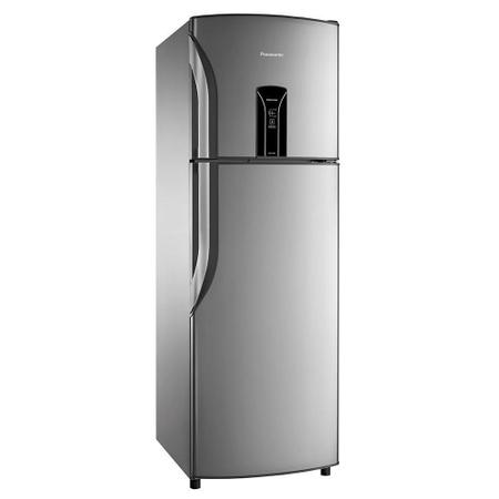 Imagem de Geladeira/Refrigerador Panasonic Frost Free 2 Portas NR BT40BD1 387 Litros Aço Escovado