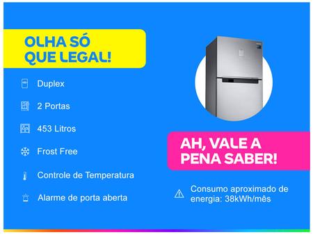 Imagem de Geladeira/Refrigerador Samsung Frost Free Duplex