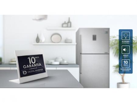 Imagem de Geladeira/Refrigerador Samsung Frost Free Inox 