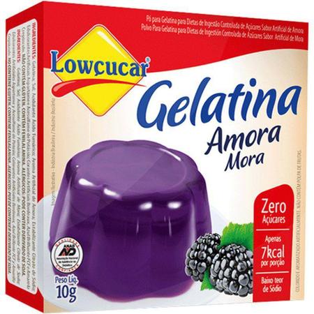 Imagem de Gelatina Amora 10G Lowçucar - Lowçúcar
