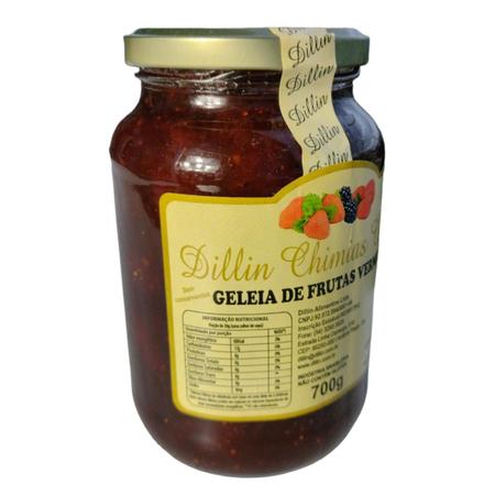 Geleia Dillin Chimia De Abóbora Com Coco 700g