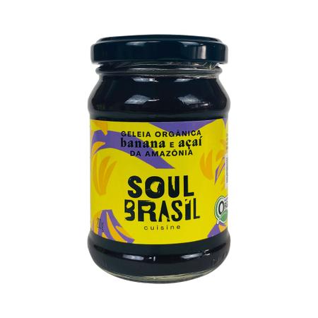 Geleia de Banana e Açaí - Orgânica - Soul Brasil 200g - Soul Brasil Cuisine  - Geleia - Magazine Luiza