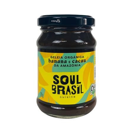 Geleia de Banana e Cacau - Orgânica - Soul Brasil 200g - Soul Brasil  cuisine - Geleia - Magazine Luiza