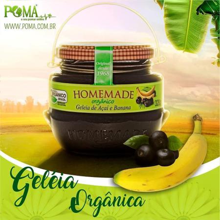 Geleia orgânica de banana - 320g