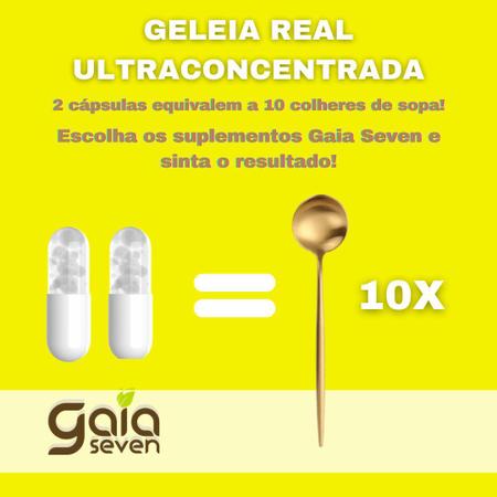 Imagem de Geleia Real em cápsula com Própolis e Vitaminas 180 Cps - Para Imunidade, Vírus e Bactérias