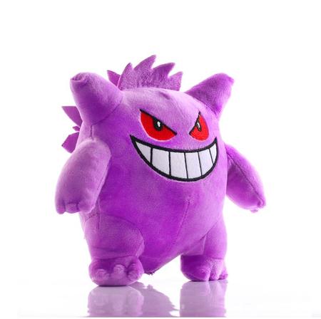 Gengar de Pelúcia 17cm Boneco de Pelúcia Roxo de Pokemon - Pelúcia