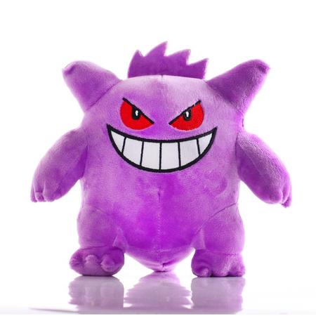 Gengar de Pelúcia 17cm Boneco de Pelúcia Roxo de Pokemon - Pelúcia