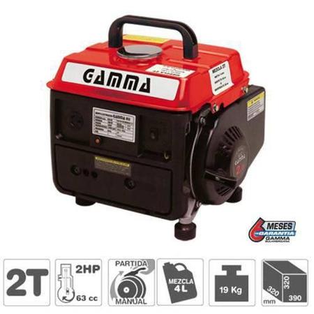 Imagem de Gerador Monofásico Gamma Partida Manual 127V  800W GE3441BR1