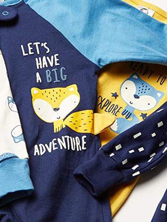 Imagem de Gerber Baby Boys' 4 Pack Sleep 'N Play Footie, Fox, Newbor