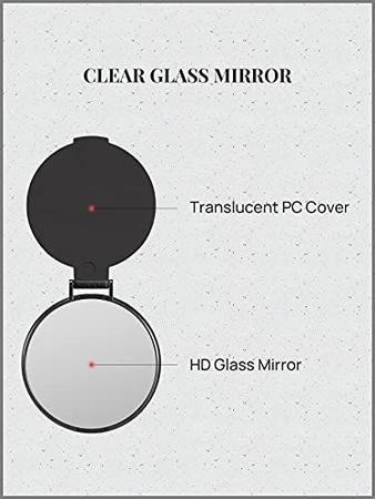 Imagem de Getinbulk Compact Mirror Bulk, espelho de maquiagem redondo para bolsa, conjunto de 24 (preto)