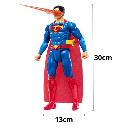 Imagem de GFF36 Figura 30cm Superman DCComics Articulado C/Luz e Sons 