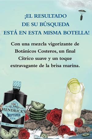 Gin Hendrick'S Neptunia Escocês 750Ml - - Hendricks Imagem de Gin Hendrick'S Neptunia Escocês 750Ml -
