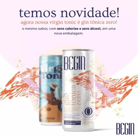 Gin Tônica Begin Sem Álcool 269ml