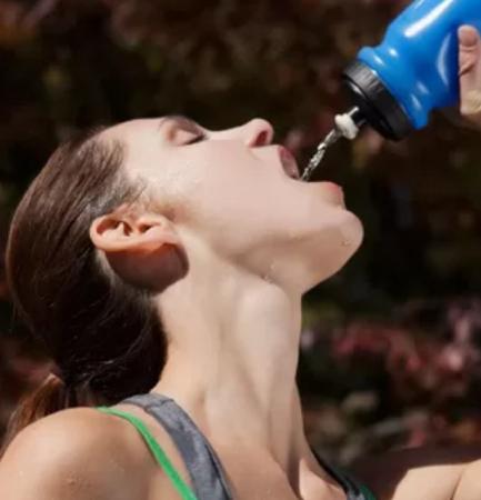 Imagem de ginástica geral garrafa de agua  automática  treino academia ginástica hidratação futebol 800ml