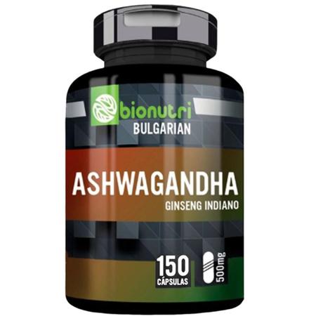 Imagem de Ginseng Indiano Ashwagandha Importado 150 Caps 500 Mg - Bionutri