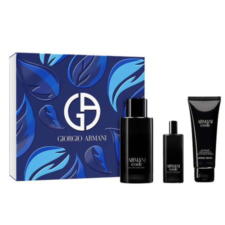 Imagem de Giorgio Armani Code Coffret - Perfume Masculino - EDT + Travel Size + Gel de Banho