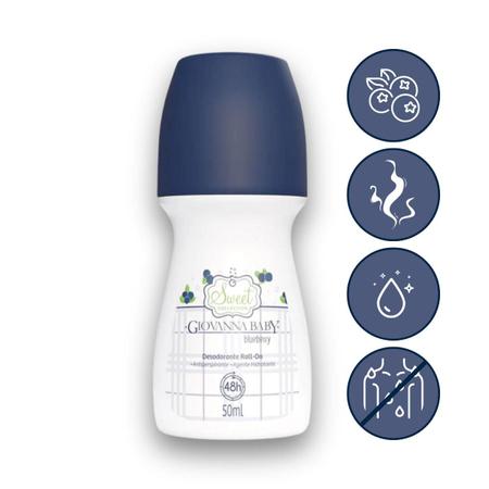 Imagem de Giovanna baby desodorante roll on blueberry 50 ml