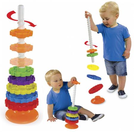Imagem de Giro Mágico Dismat Brinquedo Infantil de Encaixe Educativo Didático