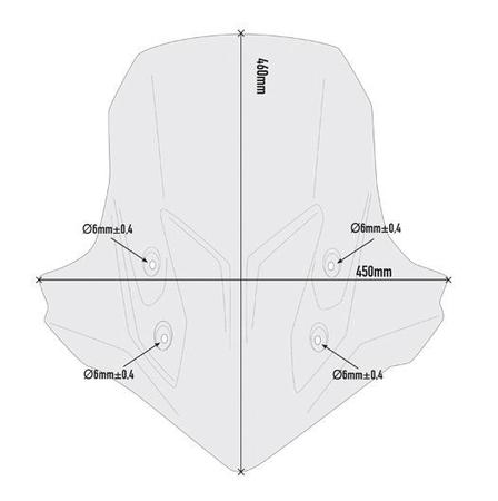 Imagem de Givi bolha fume cb 500 x 2019 d1171s