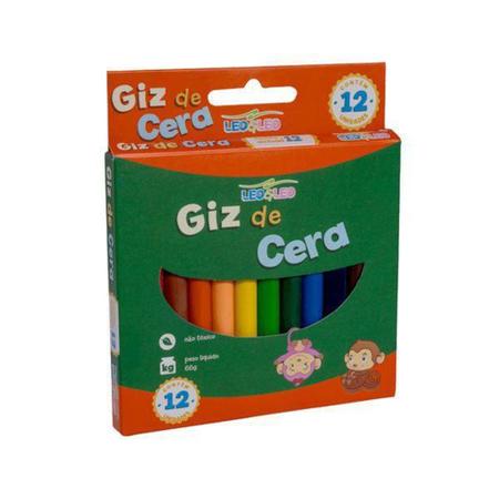 Giz de Cera 12 Cores Leo e Leo - Leonora - Leo&Leo Imagem de Giz de Cera 12 Cores Leo e Leo - Leonora