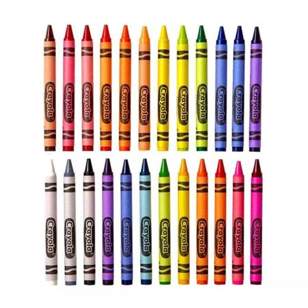 Giz de cera 24 cores crayola