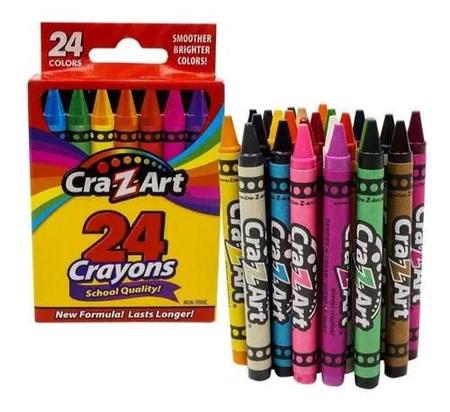 Giz de cera 24 cores crayola