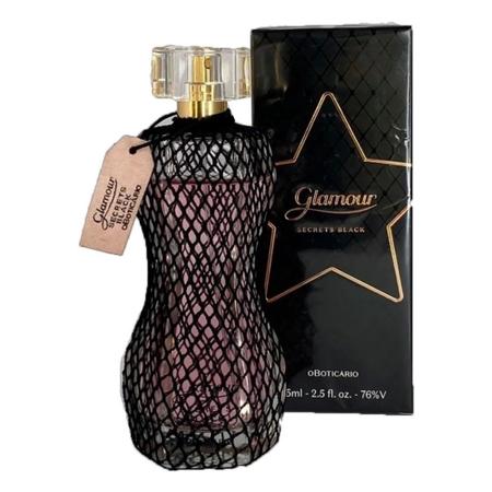 Glamour Secrets Black Desodorante Colônia 75ml- O Boticário
