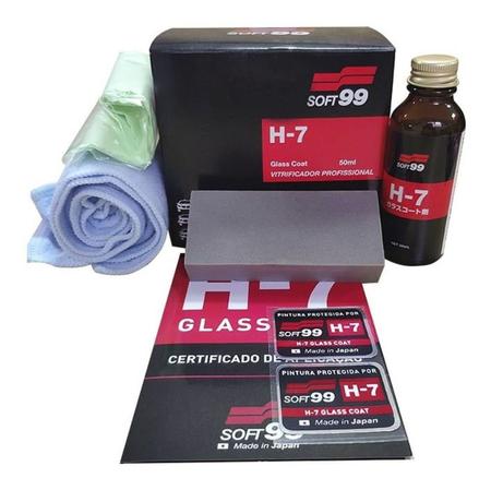 Imagem de Glass Coat soft99 Vitrificador Para Carros Barato H7- 50ml