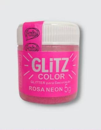 Imagem de Glitter P/ Decoracao 5g Fab Rosa Neon