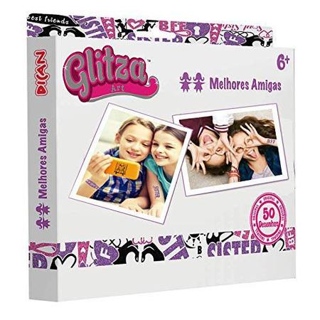 Glitza Art 50 Desenhos Melhores Amigas - Dican - Kit de Colorir - Magazine  Luiza