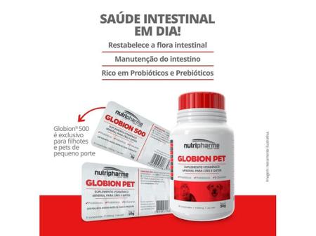 Imagem de Globion Pet 30 Comprimidos - Nutripharme