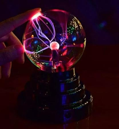 ZOFAX Bola de plasma/lâmpada, bola de cristal mágica, bola de raio
